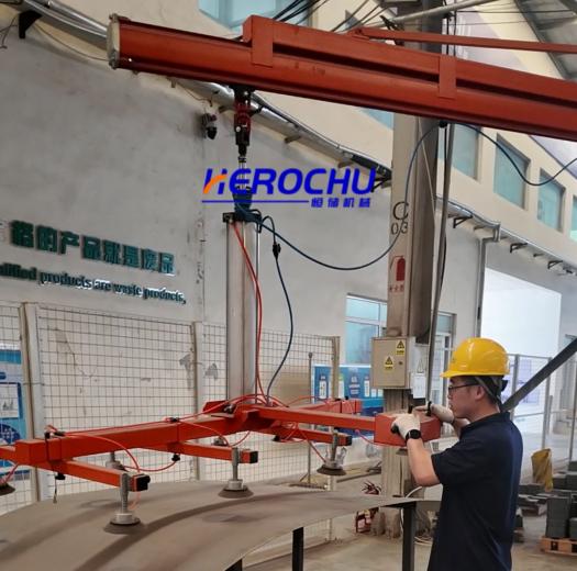 Pneumatic Cantilever Manipulator for Laser Feeding Machines