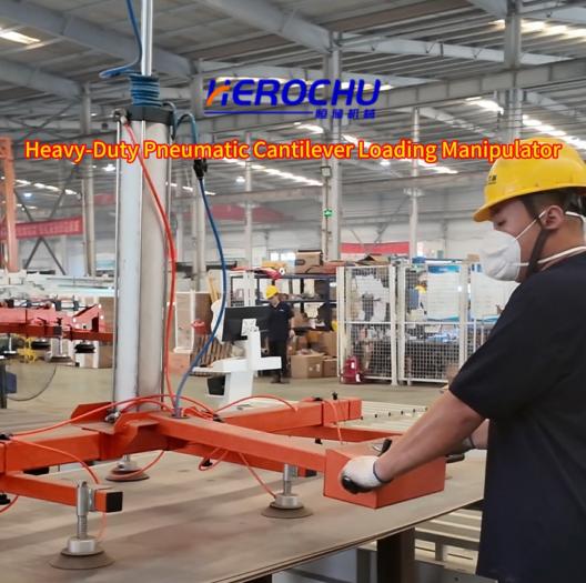 Pneumatic Cantilever Manipulator for Laser Feeding Machines