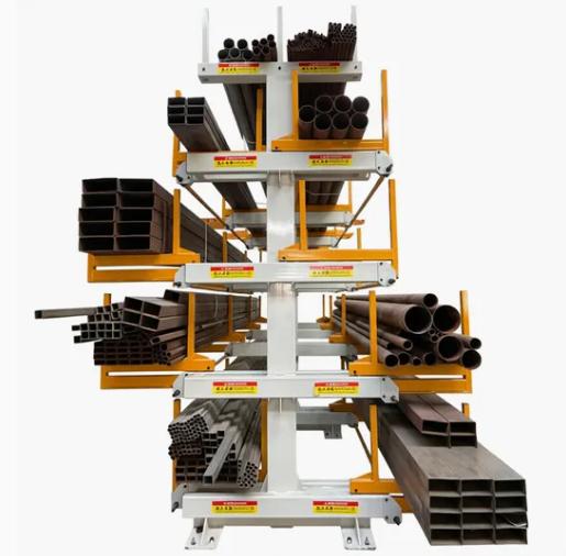 Customized Industrial Warehouse Storage Steel Telescopic Cantilever Rack
