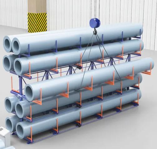 Customized Industrial Warehouse Storage Steel Telescopic Cantilever Rack