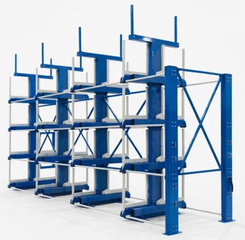 Customized Industrial Warehouse Storage Steel Telescopic Cantilever Rack