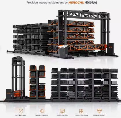 Intelligent Vertical Profile Storage Warehouse: Herochu Smart ASRS Technology