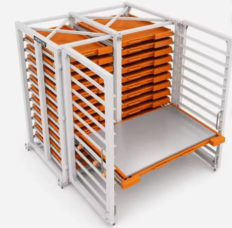 Heavy Duty Electric Drawer-Type Sheet Metal Storage Rack