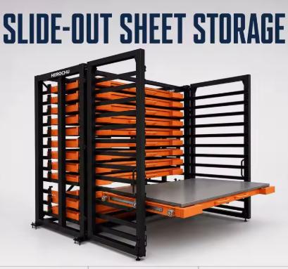 Heavy Duty Electric Drawer-Type Sheet Metal Storage Rack