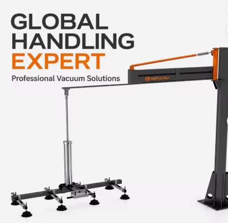 Pneumatic Manipulator for Sheet Metal Crane Material Lifter