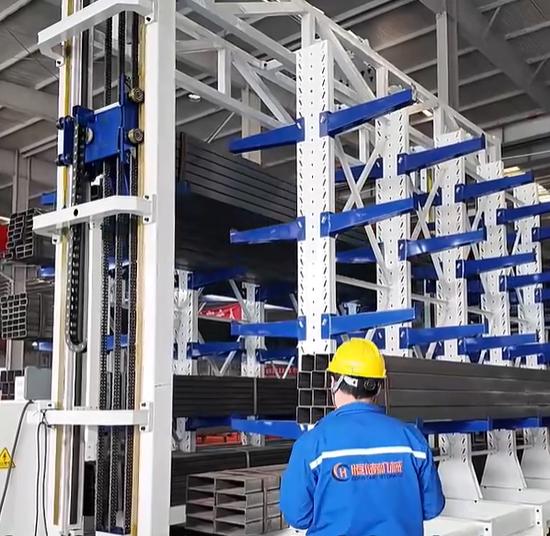Fully Automatic Long Steel Pipe Profile Racking ASRS