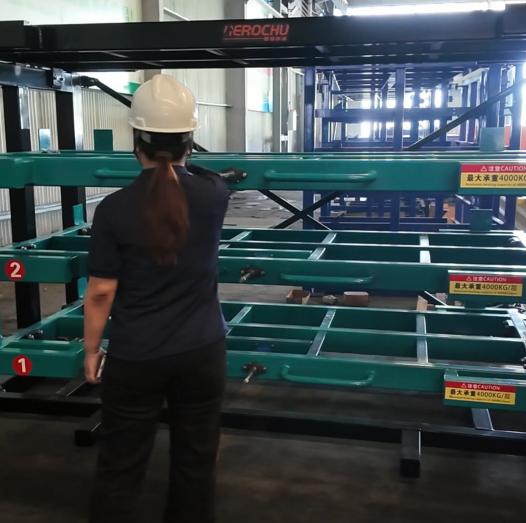 Crank-Out Steel Plate Drawer Type Racks for Organized Plate Storage