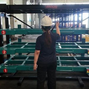 Crank-Out Steel Plate Drawer Type Racks for Organized Plate Storage