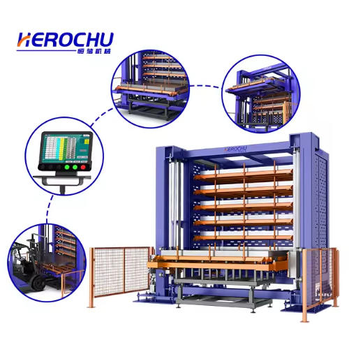 Vertical Sheet Metal & Plate Storage System for Manufacturing Workshop