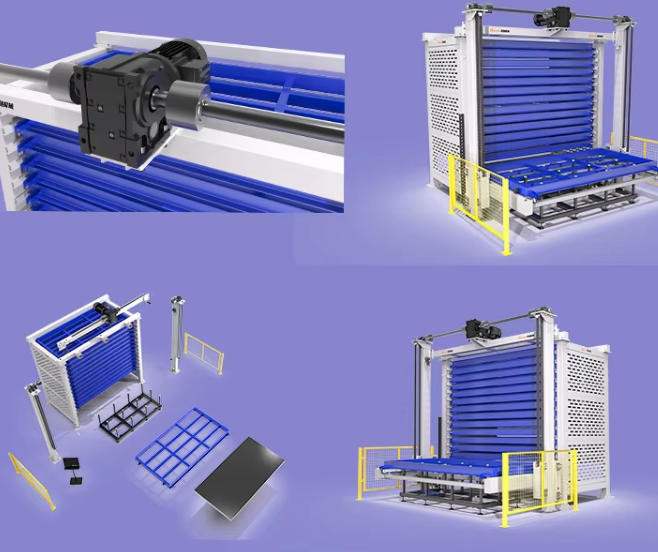 Heavy Duty Automatic Steel Plate Storage Rack with WMS Integration