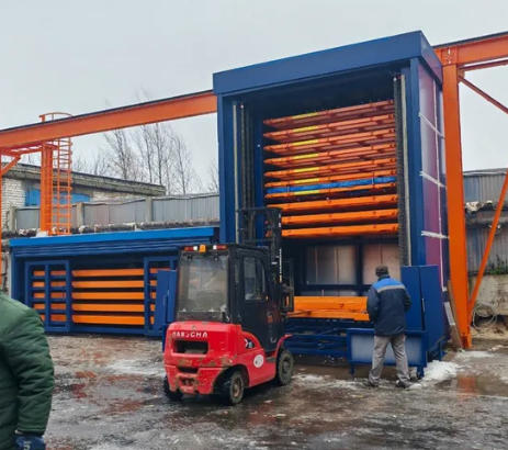 Automated Double-Tower Sheet Metal Storage System