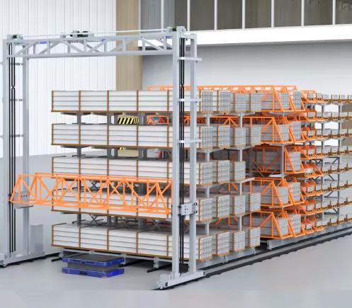 Automated Heavy Duty Cantilever Warehouse for Steel Profiles