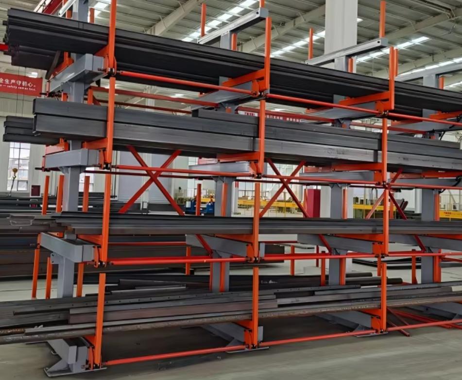 Cantilever Storage Rack System for 6m Aluminum Profiles