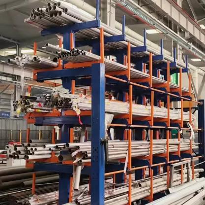 Heavy Duty Cantilever Pipe Storage Rack for Square Tubes