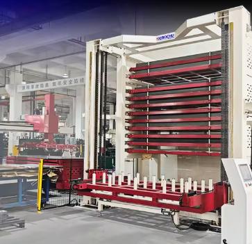 Automatic Plate Vertical Storage System for Metal Fabrication Workshops