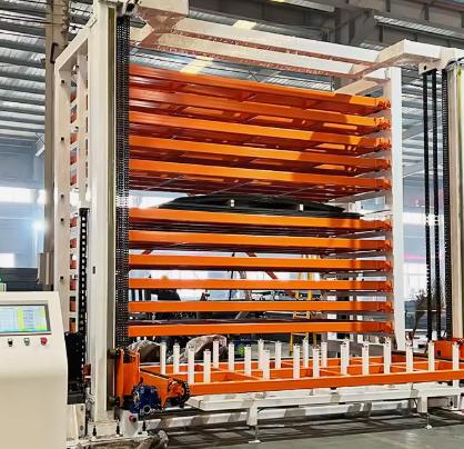 Automatic Plate Vertical Storage System for Metal Fabrication Workshops