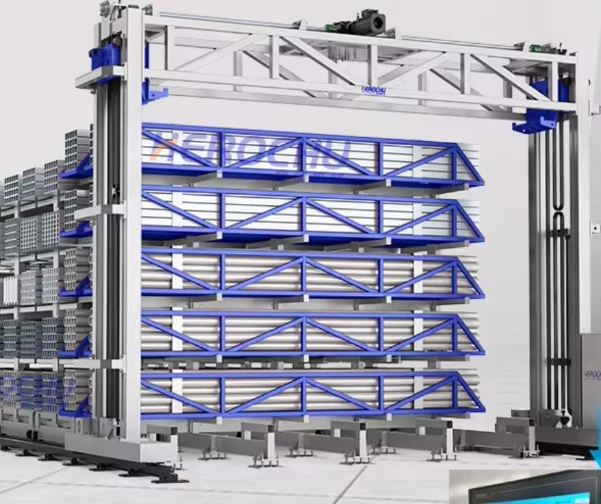 Heavy Duty Gantry ASRS for Steel Pipes & Metal Profiles