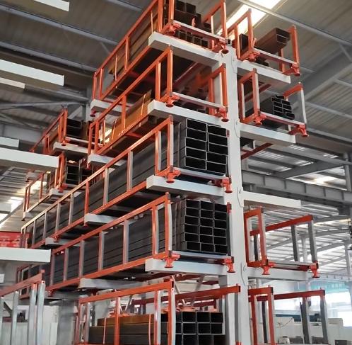High-Density Profile Steel Racks for Bars, Pipes & Angles