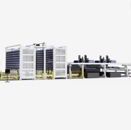 Automatic Classified Storage System for Metal Sheets with Intelligent Inventory Control