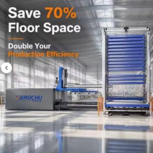 Automated Plate Loading & Unloading Systems for Metal Laser Cutting Machines: Herochu Intelligent Material Handling