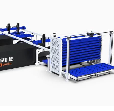 Gantry Loading and Unloading System for Laser Cutting: Herochu Automated Plate Handling