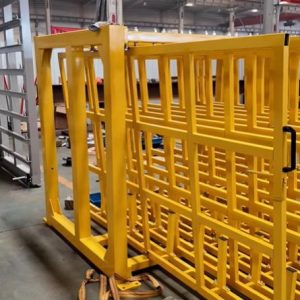 Vertical Sheet Metal Remnants Rack for Workshop Offcuts