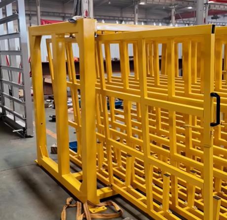 Vertical Sheet Metal Remnants Rack for Workshop Offcuts