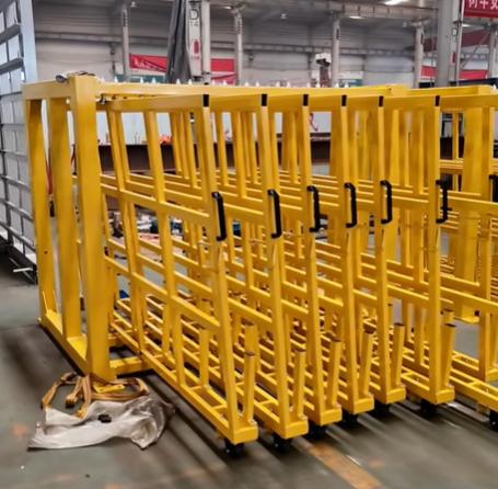 Vertical Sheet Metal Remnants Rack for Workshop Offcuts