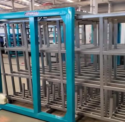 Vertical Offcut Storage Rack for Laser Cutting Shops