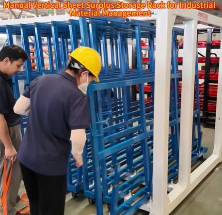 High-Density Vertical Sheet Rack for Metal Plates