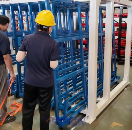 High-Density Vertical Sheet Rack for Metal Plates