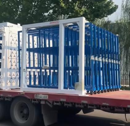 High-Density Vertical Sheet Rack for Metal Plates