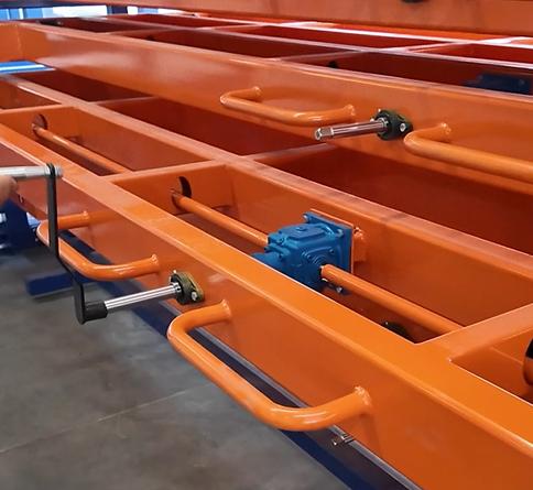 Hand Crank Sheet Metal Storage Rack Factory Direct Supply from Herochu