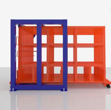 Vertical Scrap & Remnant Rack for Metal Workshops