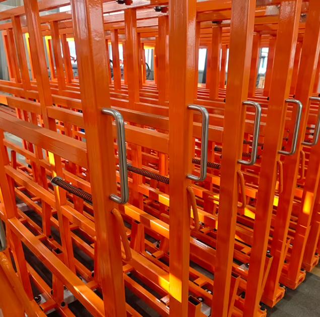 Roll-Out Vertical Sheet Metal Remnant Rack for Workshop Organization