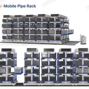 Mobile Pipe Storage Rack for Workshop and Warehouse