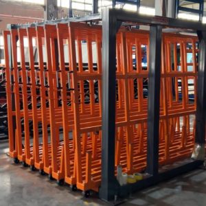 Vertical Sheet Metal Remnant Rack for Leftover Steel and Aluminum Sheets