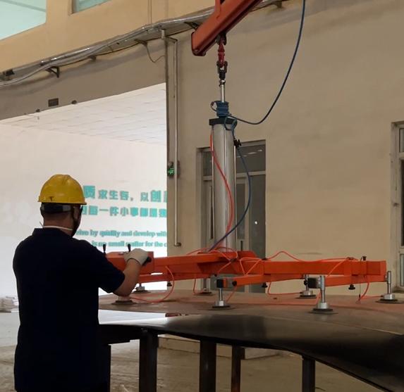 Pneumatic Sheet Metal Manipulator with Vacuum Suction Cups