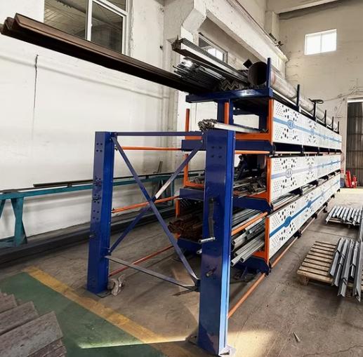 Customized Telescopic Pipe Rack for 4m Carbon Steel, Stainless Steel, Copper Bar