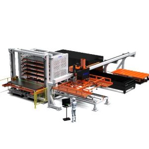 High-Density Heavy Plate High-Bay Storage System