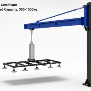 Pneumatic Sheet Metal Manipulator with Vacuum Suction Cups
