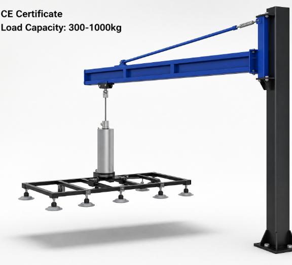 Pneumatic Sheet Metal Manipulator with Vacuum Suction Cups